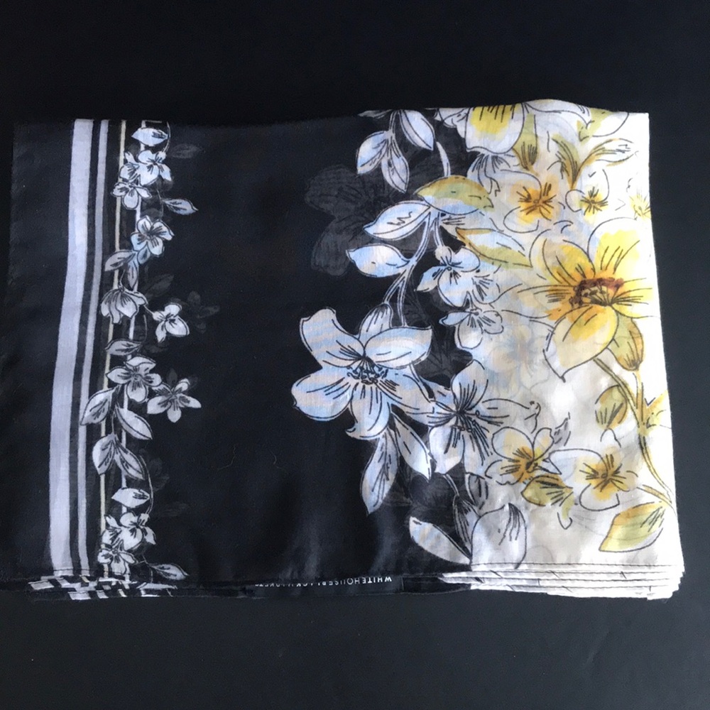 Floral Oblong Scarf